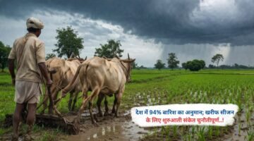 देश में 94% बारिश का अनुमान; खरीफ सीजन के लिए शुरुआती संकेत चुनौतीपूर्ण