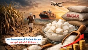 कम पैदावार और बढ़ते निर्यात के बीच क्या अब महंगी होगी चीनी की मिठास