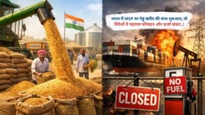 भारत में MSP पर गेहूं खरीद की बंपर शुरुआत, तो विदेशों में गहराया परिवहन और ऊर्जा संकट