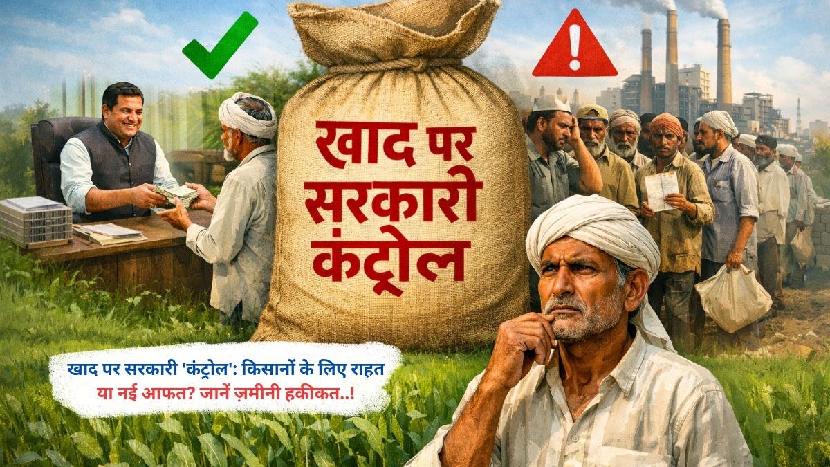 खाद पर सरकारी 'कंट्रोल': किसानों के लिए राहत या नई आफत? जानें ज़मीनी हकीकत