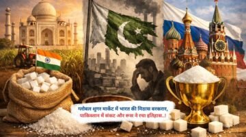 ग्लोबल शुगर मार्केट में भारत की मिठास बरकरार, पाकिस्तान में संकट और रूस ने रचा इतिहास