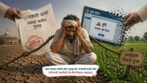 क्या ज्यादा जमीन होना गुनाह है? सरकारी दावों और पोर्टल की 'खामियों' के बीच पिसता अन्नदाता।