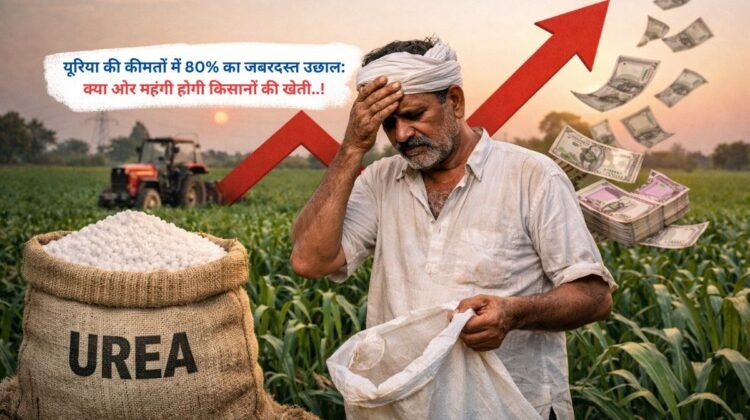 यूरिया की कीमतों में 80% का जबरदस्त उछाल: क्या ओर महंगी होगी किसानों की खेती