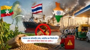 म्यांमार का सोयाबीन दांव, थाईलैंड का निर्यात बैन और भारत में ईंधन संकट का असर