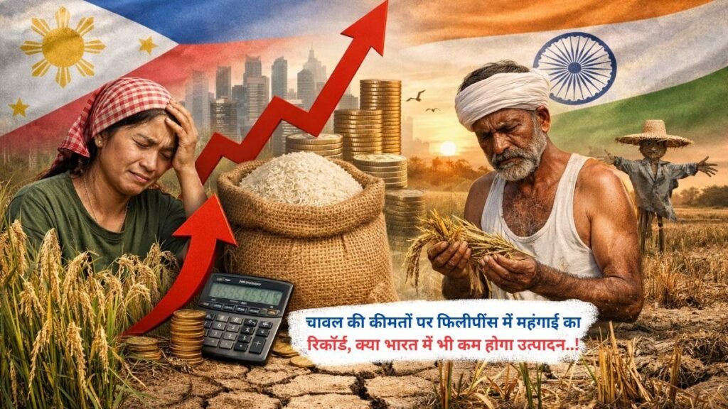 चावल की कीमतों पर फिलीपींस में महंगाई का रिकॉर्ड, क्या भारत में भी कम होगा उत्पादन