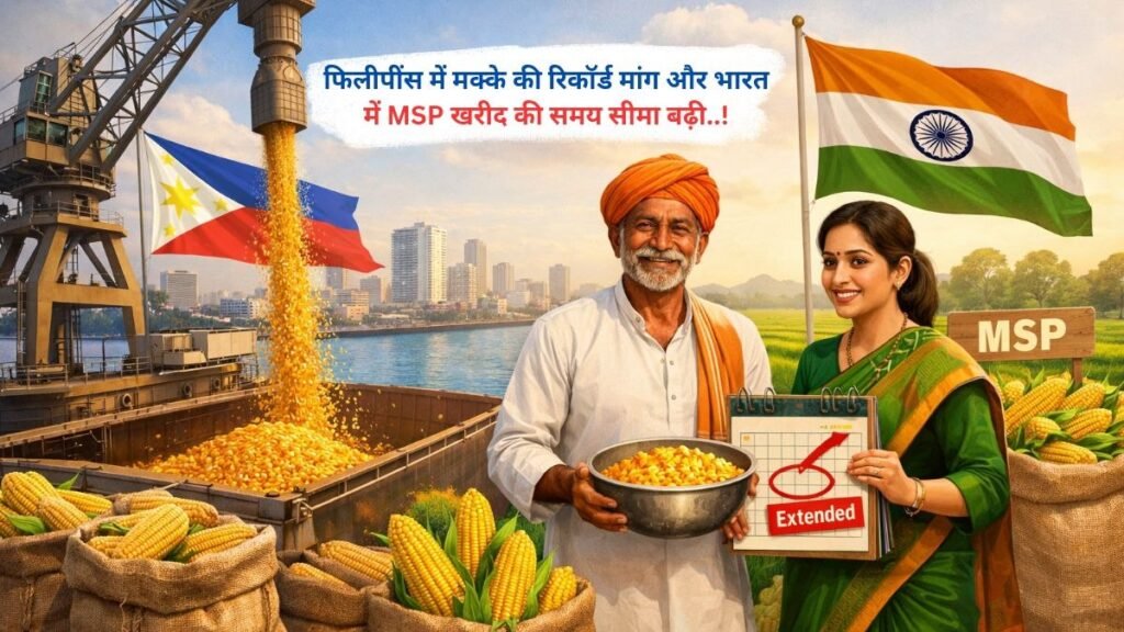 फिलीपींस में मक्के की रिकॉर्ड मांग और भारत में MSP खरीद की समय सीमा बढ़ी