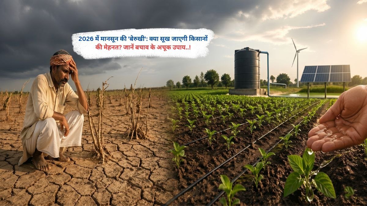 2026 में मानसून की 'बेरुखी': क्या सूख जाएगी किसानों की मेहनत? जानें बचाव के अचूक उपाय