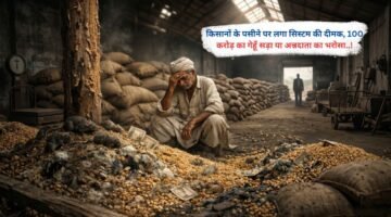 किसानों के पसीने पर लगा सिस्टम की दीमक, 100 करोड़ का गेहूँ सड़ा या अन्नदाता का भरोसा