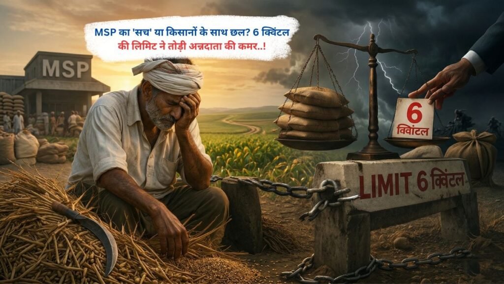 MSP का 'सच' या किसानों के साथ छल? 6 क्विंटल की लिमिट ने तोड़ी अन्नदाता की कमर