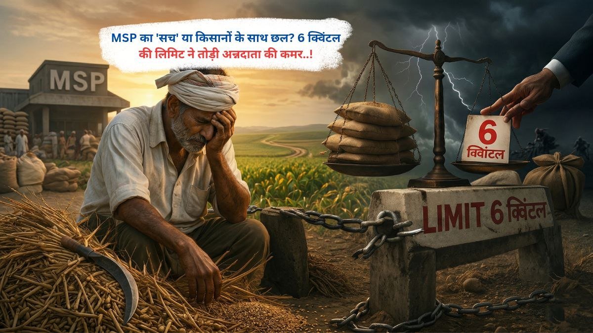 MSP का 'सच' या किसानों के साथ छल? 6 क्विंटल की लिमिट ने तोड़ी अन्नदाता की कमर