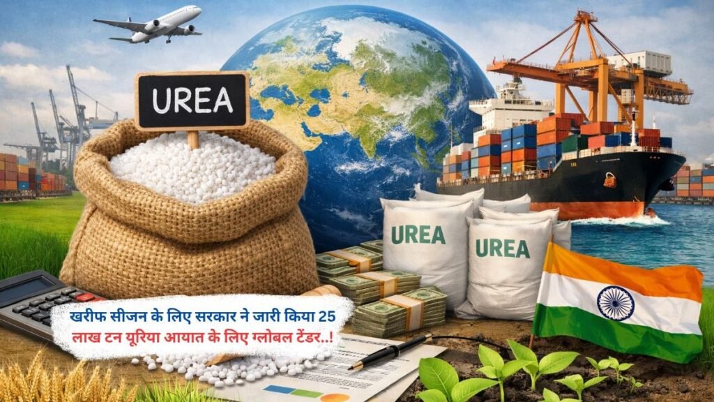 खरीफ सीजन के लिए सरकार ने जारी किया 25 लाख टन यूरिया आयात के लिए ग्लोबल टेंडर