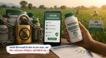 नकली कीटनाशकों के खेल पर लगा ताला, अब बिना ऑनलाइन रजिस्ट्रेशन नहीं बिकेगी दवा