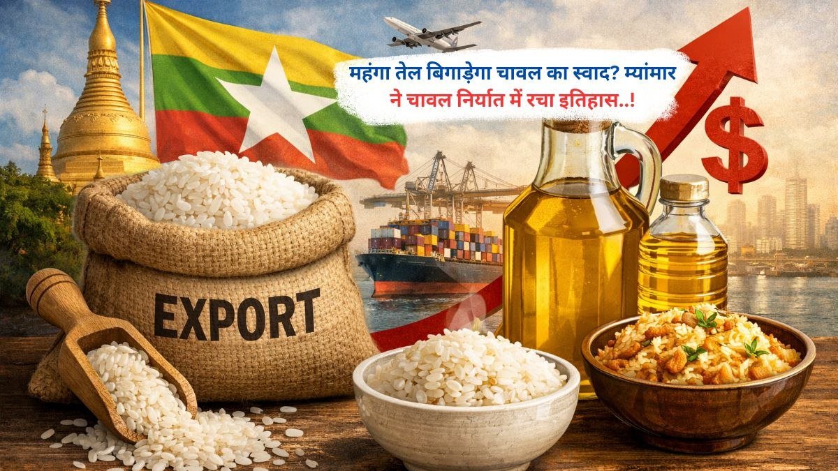 महंगा तेल बिगाड़ेगा चावल का स्वाद? म्यांमार ने चावल निर्यात में रचा इतिहास
