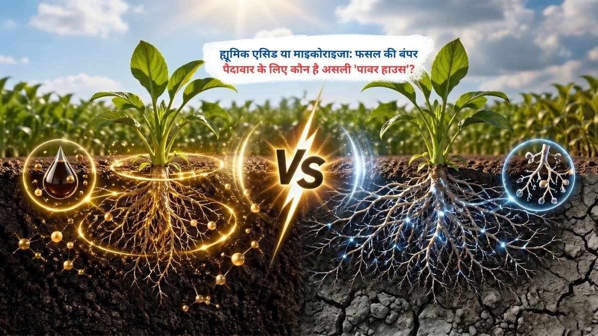 ह्यूमिक एसिड या माइकोराइजा: फसल की बंपर पैदावार के लिए कौन है असली 'पावर हाउस'?