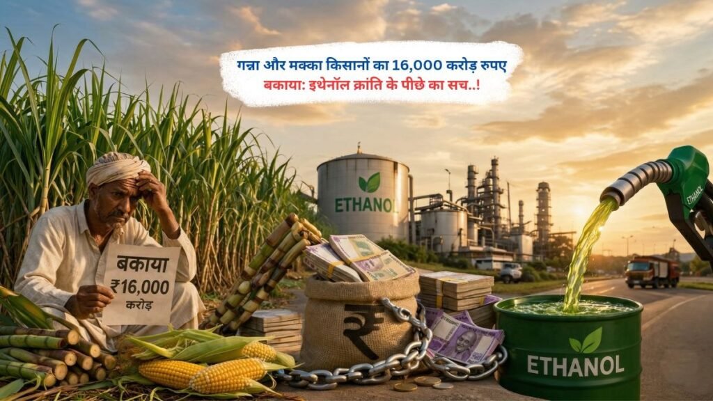 गन्ना और मक्का किसानों का 16,000 करोड़ रुपए बकाया: इथेनॉल क्रांति के पीछे का सच