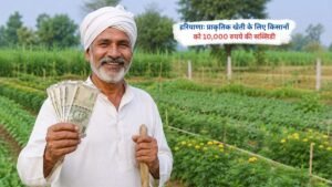 हरियाणा में प्राकृतिक खेती के लिए किसानों को 10,000 रुपये की सब्सिडी योजना