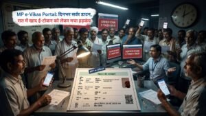 MP e-Vikas Portal में सर्वर डाउन होने से खाद ई-टोकन प्रक्रिया प्रभावित, किसान परेशान