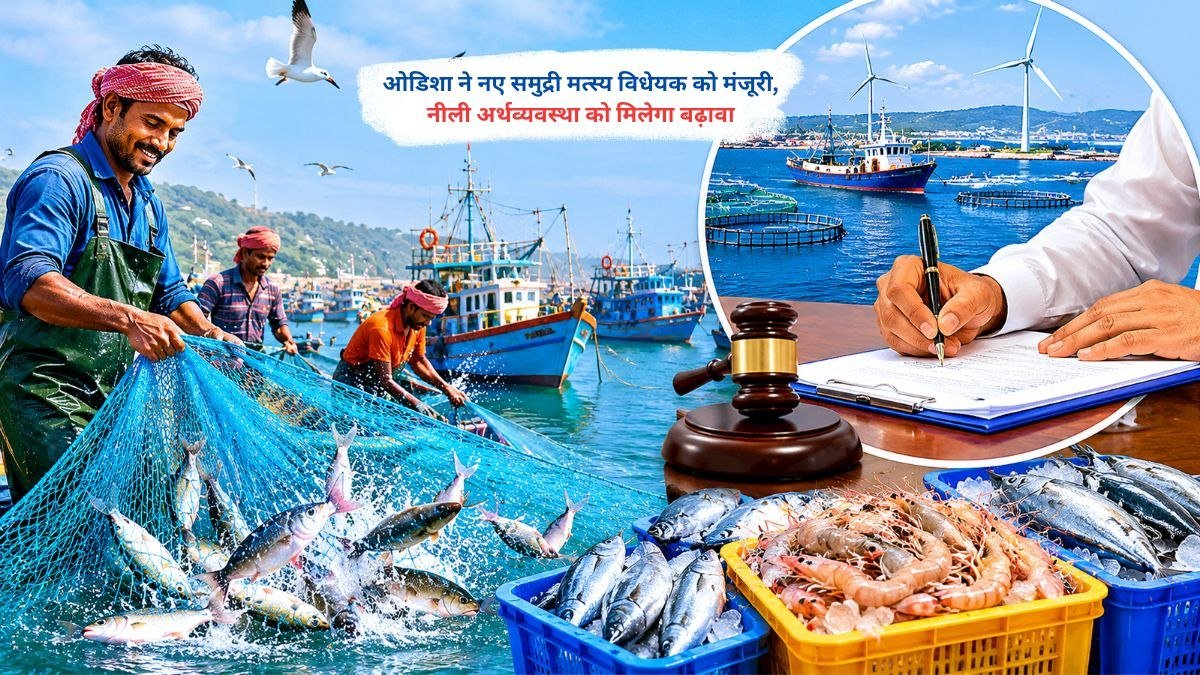 ओडिशा सरकार द्वारा नए समुद्री मत्स्य विधेयक को मंजूरी, नीली अर्थव्यवस्था को बढ़ावा मिलता हुआ