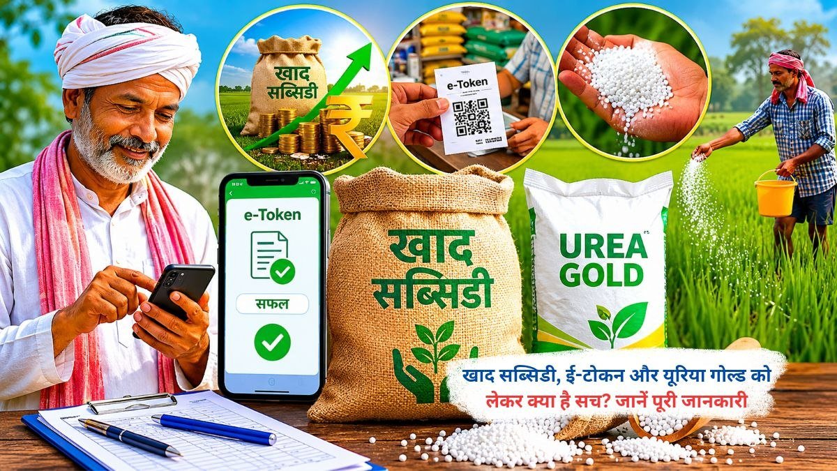 खाद सब्सिडी, ई-टोकन व्यवस्था और यूरिया गोल्ड से जुड़ी जानकारी प्राप्त करते किसान