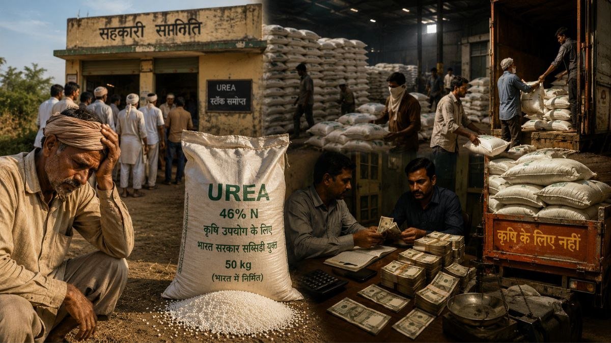 यूरिया की कालाबाजारी से प्रभावित किसान, किसानों के हिस्से की खाद पर माफिया का कब्जा