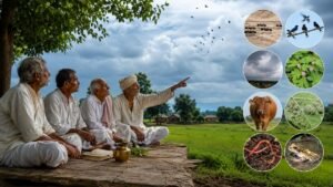 बिना इंटरनेट और सैटेलाइट के हमारे पूर्वज प्रकृति के संकेतों से बारिश का अनुमान लगाते हुए