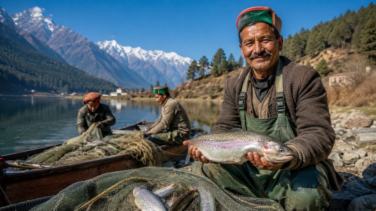 हिमाचल प्रदेश में मछुआरा सम्मान निधि योजना की शुरुआत से जुड़े लाभ और मत्स्य पालकों को आर्थिक सहायता।