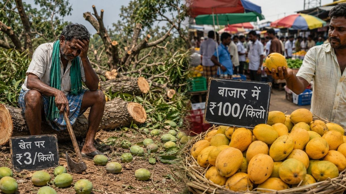 खेत पर ₹3 प्रति किलो आम बेचने को मजबूर मदुरई के आम किसान