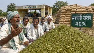 मध्य प्रदेश में मूंग की बंपर पैदावार के बीच 40% सरकारी खरीद पर नाराज़ किसान
