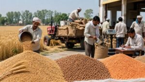 उत्तर प्रदेश में गेहूं, चना और मसूर की MSP खरीद की बढ़ी समयसीमा से संबंधित सांकेतिक तस्वीर