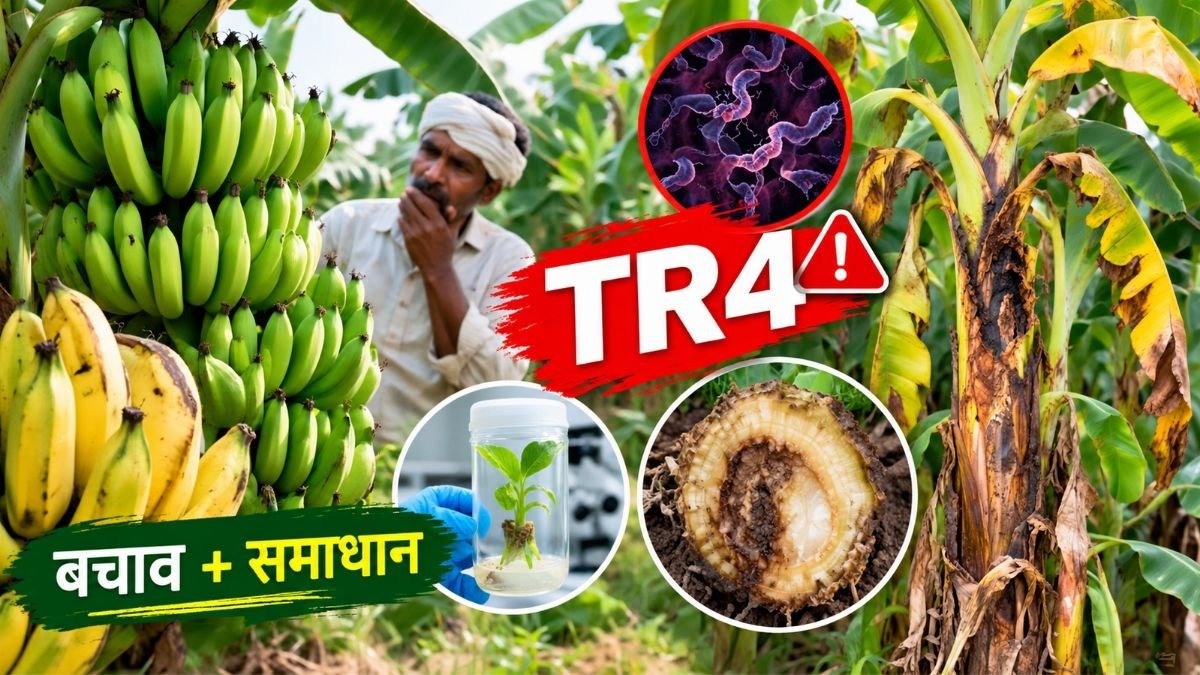 कावेन्डीश और G-9 केले की खेती में पनामा विल्ट TR4 से बचाव