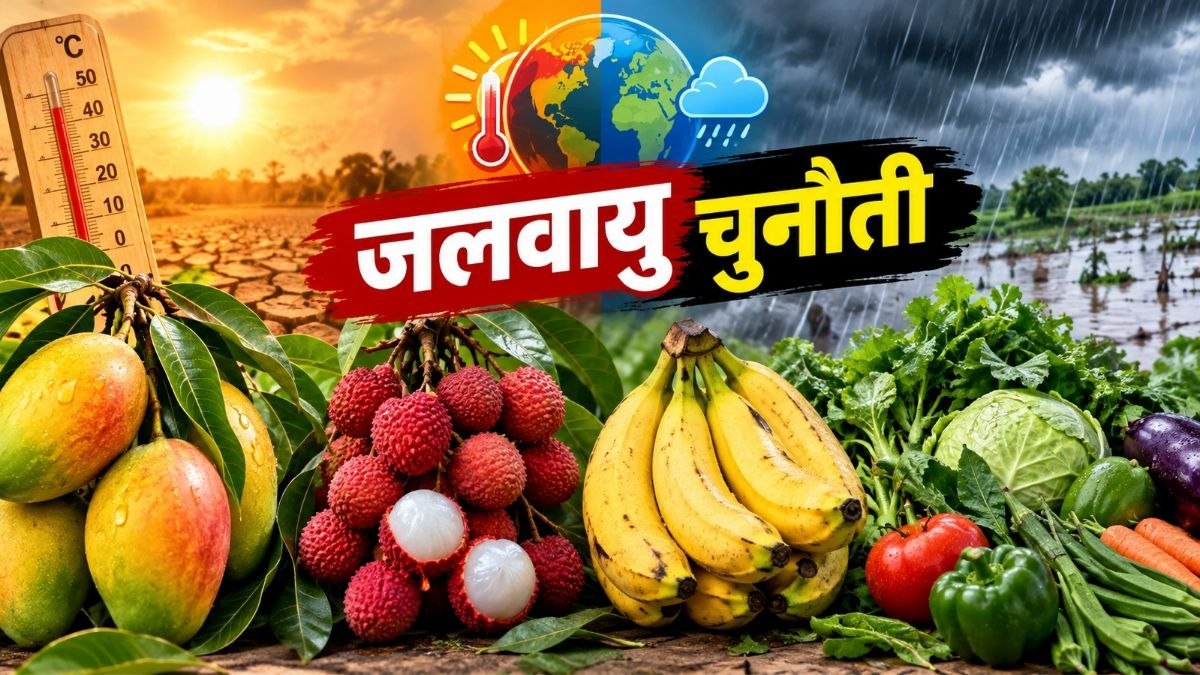 25 साल में जलवायु परिवर्तन का आम, लीची, केला और सब्जियों की खेती पर प्रभाव