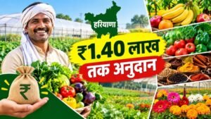 हरियाणा में बागवानी पर ₹1.40 लाख तक सब्सिडी