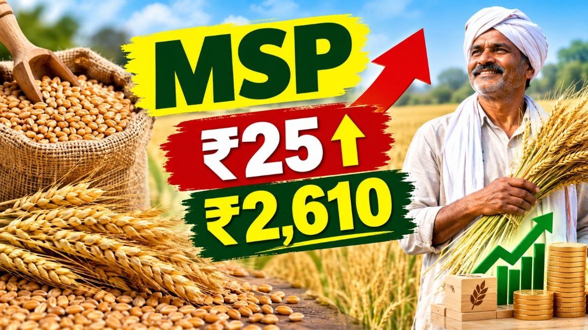 गेहूं का MSP ₹2610 होने पर किसानों पर असर