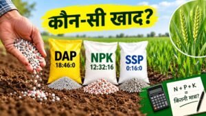 गेहूं की बुवाई में DAP, NPK और SSP खाद का सही प्रबंधन